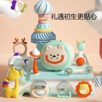 Baby Toy 0 1 year old hand rocking tooth suit can bite newborn baby and toddler to stop crying artifact training