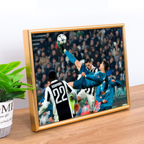 Real Madrid C Ronald Signature Photo Souvenirs Soccer Poster Frame Birthday Gift Decoration Painting Handpick