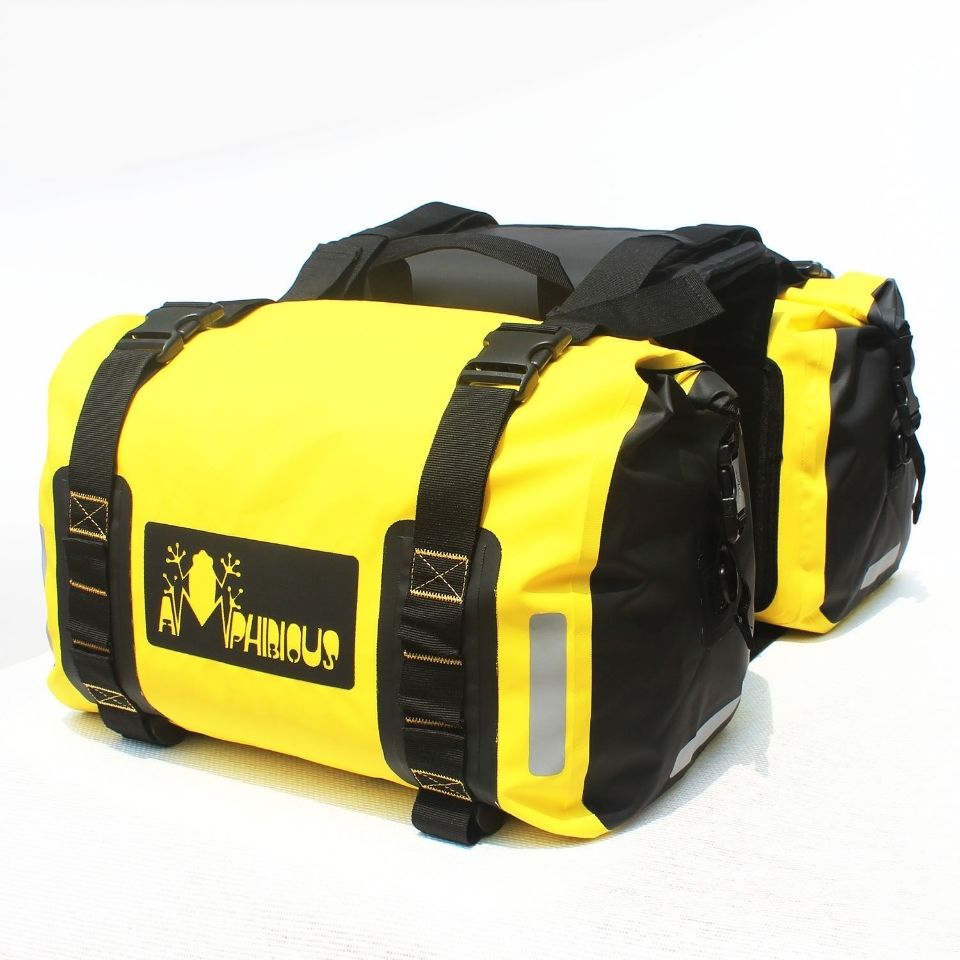 Motorcycle Side Bag Waterproof and Bag Sichuan Hidden Locomotive Equipment Helmet Bag Backseat Bag Tail bag hanging bag Saddle Bag Side Bag-Taobao