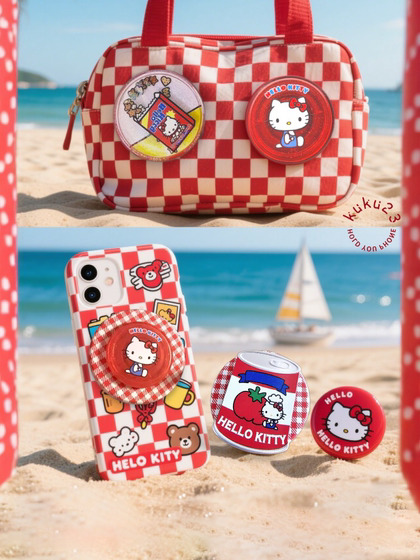 스낵 파라다이스 Hellokitty 휴대폰 스탠드 Katie Magnetic Air Bag Classic Sitting and Paste 버블 pps 스낵 파라다이스 Hellokitty 휴대폰 스탠드 Katie Magnetic Air Bag Classic Sitting and Paste 버블 pps