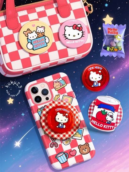 스낵 파라다이스 Hellokitty 휴대폰 스탠드 Katie Magnetic Air Bag Classic Sitting and Paste 버블 pps 스낵 파라다이스 Hellokitty 휴대폰 스탠드 Katie Magnetic Air Bag Classic Sitting and Paste 버블 pps