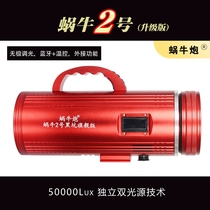 Snail No. 2 laser cannon privately customized black pit wild fishing lure fish night fishing light high brightness benchmark B300