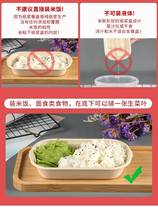 Disposable salad box light food pulp lunch box degradable environmental sushi takeaway packaging box