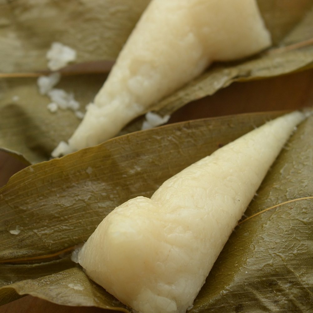 阙纪记袖珍白味粽乐山特产纯糯米无馅料小素粽美食400克×2袋包邮