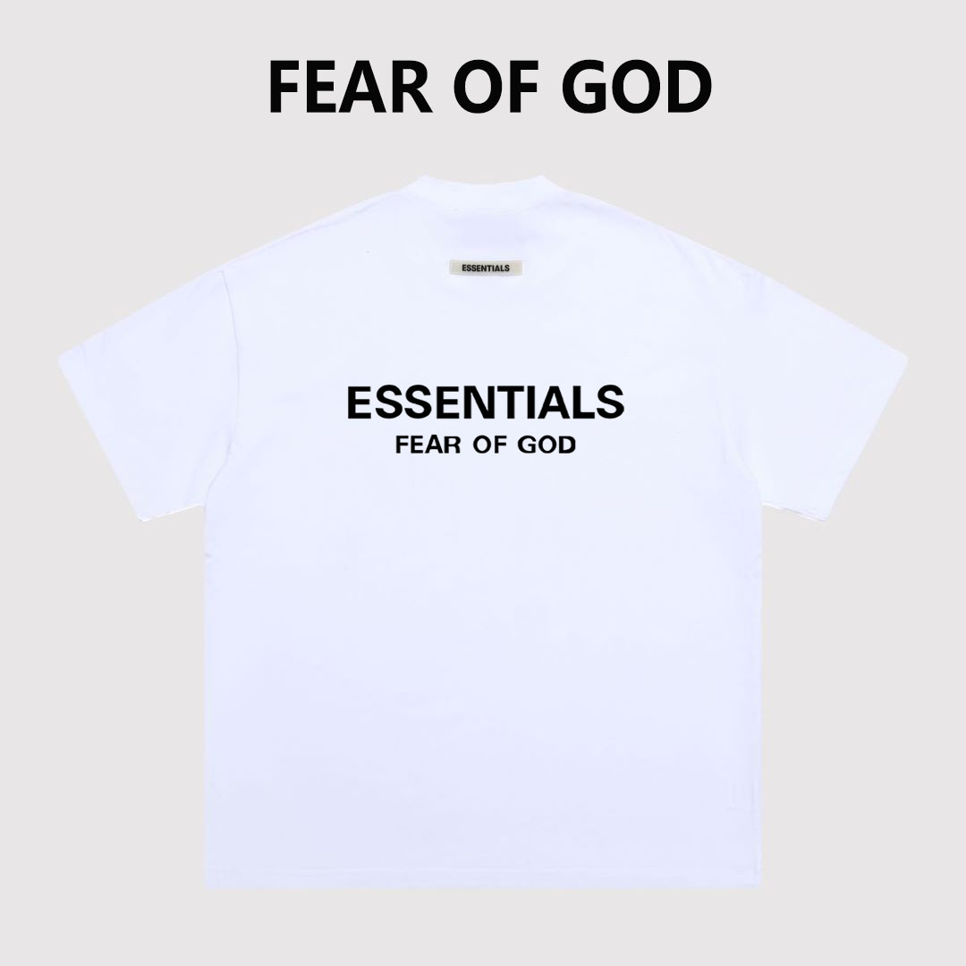 淘集運 - 植絨字母 essentials 短袖 T 恤男女嘻哈重磅半袖潮牌高街 FOG 美式復古代購- 淘集運代購|臺灣集運|淘寶商品代購|中國商品代購