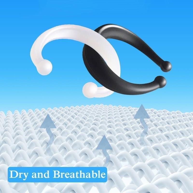 2PCS Men Foreskin Correction Hinder Ring Penis Training Slee