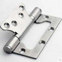 4*2 2-piece eccentric hinge silent slot-free bearing solid silencer stainless steel single piece black hinge