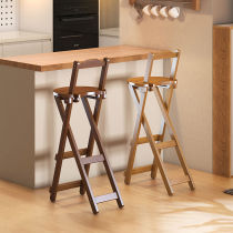 Dongwo Yi Qianxi modern simple chair high stool thickened home Internet celebrity front bar light luxury folding small table chair