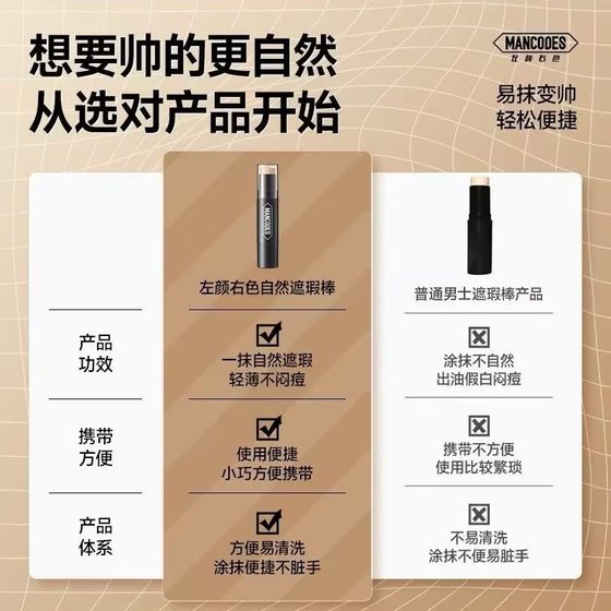 남성용 왼쪽 및 오른쪽 색상을위한 컨실러는 여드름 흉터, 주근깨, 반점, 여드름 어두운 원을위한 여드름 남성용 왼쪽 및 오른쪽 색상을위한 컨실러는 여드름 흉터, 주근깨, 반점, 여드름 어두운 원을위한 여드름