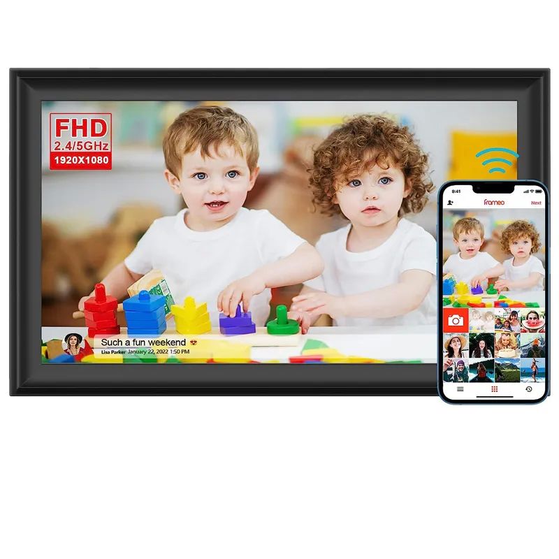 15 6 inch built in 64GB WiFi Large touch Digital Photo Frame