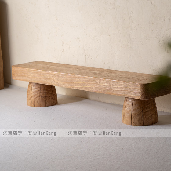 Wasabi solid wood bench medieval style tea room coffee bar bed and breakfast studio exhibition hall designer Zen board log stool
Wasabi solid wood bench medieval style tea room coffee bar bed and breakfast studio exhibition hall designer Zen board log stool