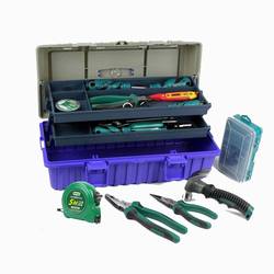 . Tool box household repair hardware tool set wrench hammer pliers multi-functional combination tool set