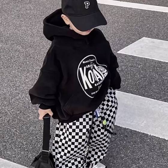 2024 winter boys winter plus velvet hooded sweatshirt suit fashionable baby trendy brand warm and handsome
2024 winter boys winter plus velvet hooded sweatshirt suit fashionable baby trendy brand warm and handsome