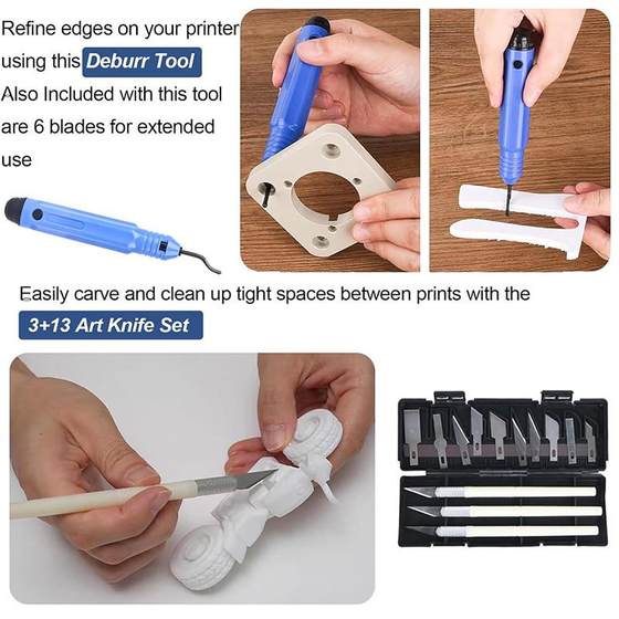 디버링 도구 3D 프린터 액세서리가있는 38 피스 3D 프린터 도구 키트 디버링 도구 3D 프린터 액세서리가있는 38 피스 3D 프린터 도구 키트