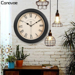 Kainuoshi European Pastoral Wall Clock Living Room Silent Clock Retro Large Quartz Clock Creative Clock Personalized Wall Watch