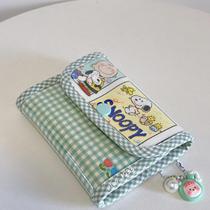 Little Red Books same cute Snoopy coin purse Korean style fresh student storage bag bank card meal card ID