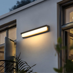 Outdoor waterproof wall lamp, garden lamp, balcony lamp, modern minimalist villa lamp, solar wall lamp, exterior wall lamp, door head lamp