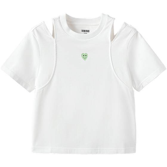 Semir Children's Short Sleeve T-shirt 2024 New Antibacterial Fashionable Printed Fashionable Off-shoulder Top Girls Summer Children's Clothing
Semir Children's Short Sleeve T-shirt 2024 New Antibacterial Fashionable Printed Fashionable Off-shoulder Top Girls Summer Children's Clothing