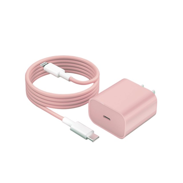 欧宪苹果14充电器线PD30W适用iphone13promax粉色数据线12/11plus充电头20W快充插头ipad平板通用充电线套装