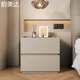 Yunmeida Full Solid Solid Wood Pine Wood Light 고급 침대 옆 테이블 침실 간단 Yunmeida Full Solid Solid Wood Pine Wood Light 고급 침대 옆 테이블 침실 간단