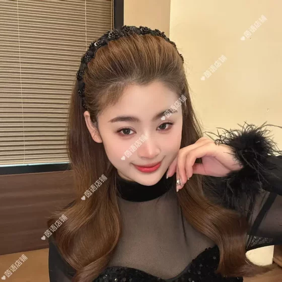 새로운 2025 루이스 스타 헤드 밴드 라이트 럭셔리 온도 작은 맛 수제 DJ 새로운 2025 루이스 스타 헤드 밴드 라이트 럭셔리 온도 작은 맛 수제 DJ
