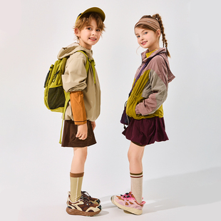 SMIBU斯密朴童鞋2025秋季新款儿童运动鞋男女童户外登山鞋风语者