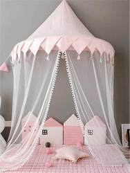 Wahaha House Children's Tent Reading Corner Princess Room Girly Heart Mosquito Net Kindergarten Playhouse Half-Moon Tent