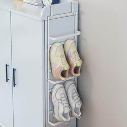 Shoe rack, home door shoe cabinet storage artifact, space-saving, small, narrow, simple entry, partition, multi-layer shoe dormitory