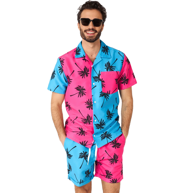 OPPOSUITS beach suit men casual contrasting color shortsleeved shorts palm tree print 2 piece set men oppo suit
OPPOSUITS beach suit men casual contrasting color shortsleeved shorts palm tree print 2 piece set men oppo suit