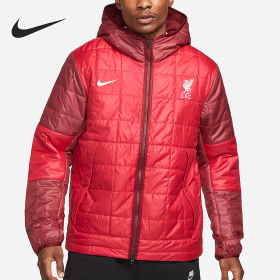 Nike/Nike authentic new seasonal Paris Liverpool men's warm cotton jacket DM0608-677 Nike/Nike authentic new seasonal Paris Liverpool men's warm cotton jacket DM0608-677