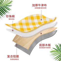 Spring outing picnic basket portable basket storage vegetable basket internet celebrity folding outdoor tools picnic outing camping blue basket bag