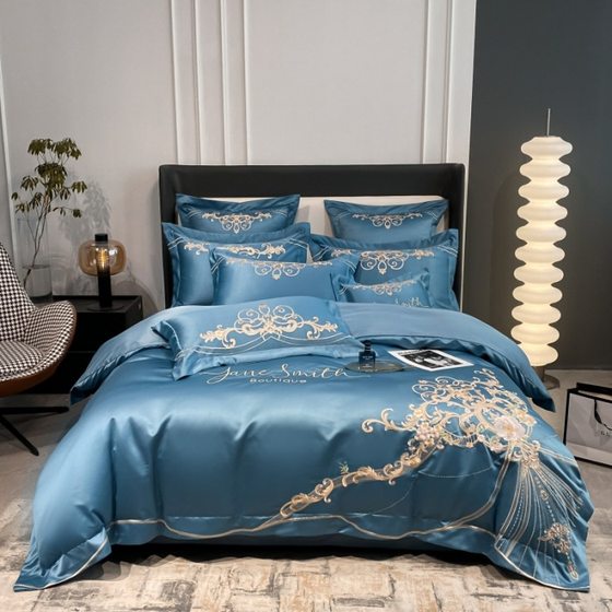 Light luxury A-side 60S washing silk pure cotton four-piece set pure cotton embroidered quilt cover set full cotton sheets bed cover bed
Light luxury A-side 60S washing silk pure cotton four-piece set pure cotton embroidered quilt cover set full cotton sheets bed cover bed