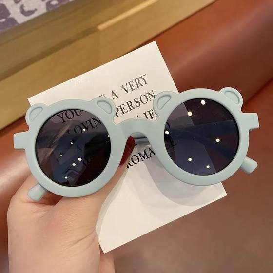 Children's sunglasses, strong light, boys and girls, fashionable and trendy cute baby bear ears, sunglasses, styling, sun protection
Children's sunglasses, strong light, boys and girls, fashionable and trendy cute baby bear ears, sunglasses, styling, sun protection