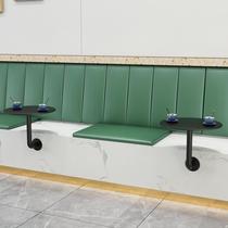 Nordic wall-mounted hanging tea table dessert milk tea shop cafe leisure area deck marble small round table