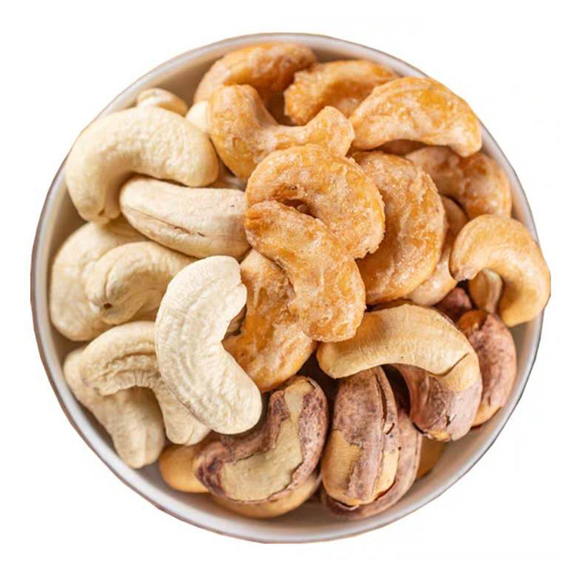 炭烧腰果仁500g原味生腰果淡盐焗烘焙烤腰果炒货干坚果零食品