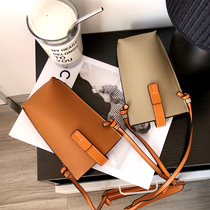 Leather net red mobile phone bag female mini let go mobile phone small bag messenger bag mobile phone bag simple fashion new summer