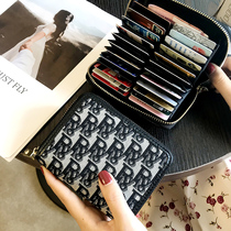 Organ card bag female exquisite high-grade multi-card large capacity anti-degaussing ins net red new cute Korean personality