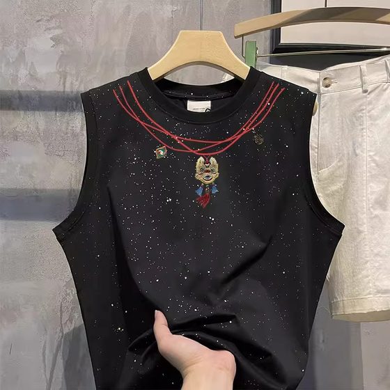 300*0.5kg large size trendy street star sleeveless T-shirt men and women summer American retro loose sports sweat vest
300*0.5kg large size trendy street star sleeveless T-shirt men and women summer American retro loose sports sweat vest