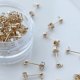 수입 된 일본 Guihe kiwa3mm 금도금 둥근 비드 이어링 DIY 수제 핸드 액세서리 기본 액세서리 수입 된 일본 Guihe kiwa3mm 금도금 둥근 비드 이어링 DIY 수제 핸드 액세서리 기본 액세서리