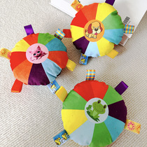 Pet dog sound toy bagged ribbon ring bell sound plush toy Frisbee ball training bite-resistant toy