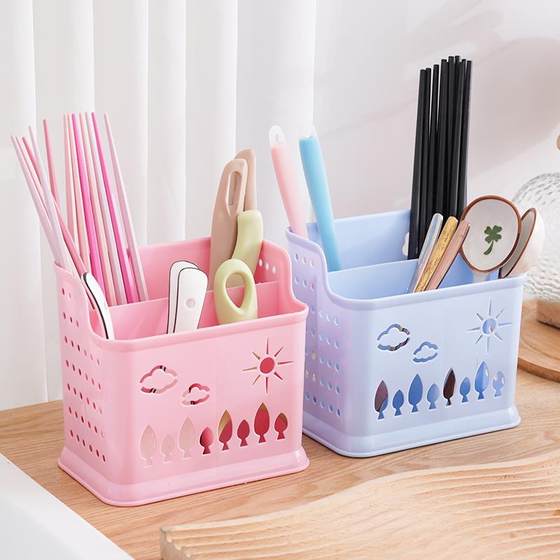 배수 부엌 파티션 식탁 보관함, 젓가락, 숟가락, 젓가락, 젓가락, 케이지, 4 그리드 중공 보관 랙 배수 부엌 파티션 식탁 보관함, 젓가락, 숟가락, 젓가락, 젓가락, 케이지, 4 그리드 중공 보관 랙