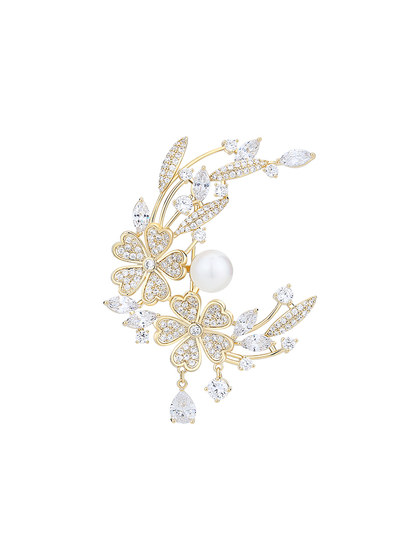 Abenheart Danish Laurel Pearl Brooch를위한 Abenheart 다재다능한 코사지 액세서리 개인화 가벼운 고급 유럽 및 미국 레트로 핀 Abenheart Danish Laurel Pearl Brooch를위한 Abenheart 다재다능한 코사지 액세서리 개인화 가벼운 고급 유럽 및 미국 레트로 핀