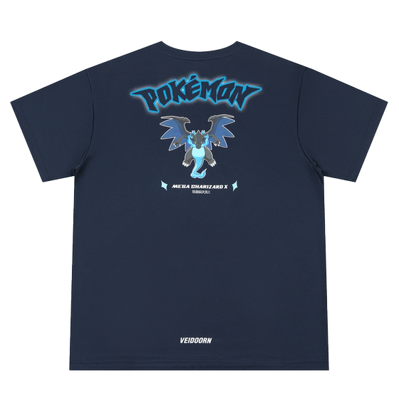 Vidong Pokémon joint super Flamingo short-sleeved shooting suit T-shirt men's American basketball training sports top Vidong Pokémon joint super Flamingo short-sleeved shooting suit T-shirt men's American basketball training sports top