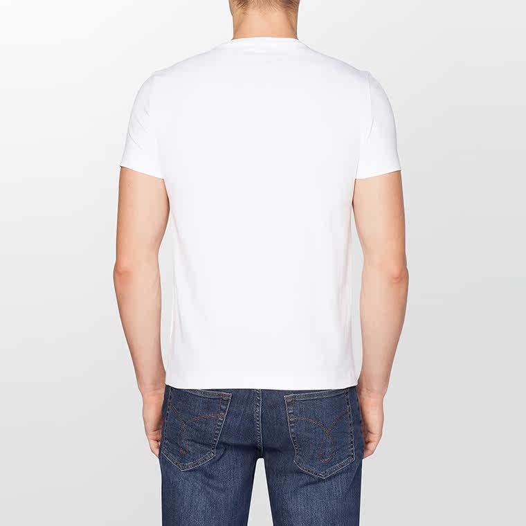 Calvin Klein Jeans/CK 2015秋冬新款男士大理石纹装饰T恤J302917