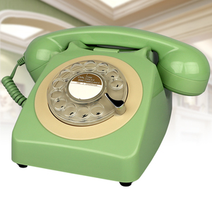 老式經典轉盤電話機旋轉復古電話仿古家用辦公酒店固定座機金屬鈴