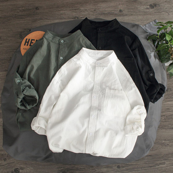 Line shirt men's mid-sleeved summer versatile Chinese style men's shirt loose men's jacket cotton linen casual top
Line shirt men's mid-sleeved summer versatile Chinese style men's shirt loose men's jacket cotton linen casual top