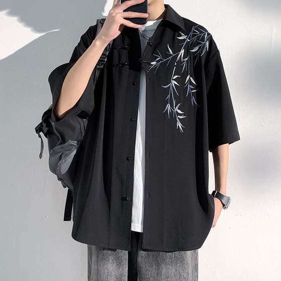 Thin new Chinese style men's loose short-sleeved shirt men's 2025 summer casual shirt jacket
Thin new Chinese style men's loose short-sleeved shirt men's 2025 summer casual shirt jacket