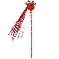 Cat Interactive Teaser Stick Xmas Kitten Teasing Toy
