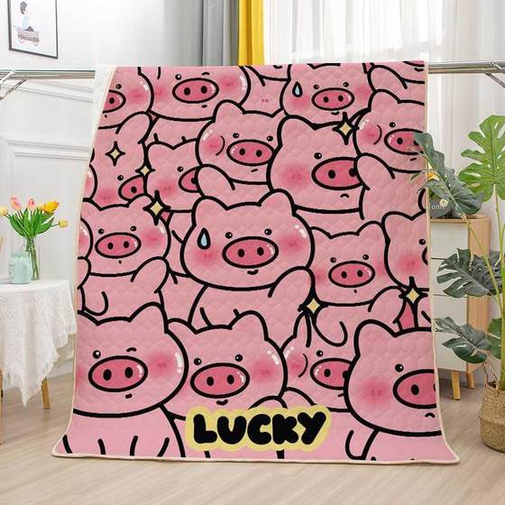 Class A mother and baby pig milk fluff blanket office sofa cover blanket warm thick cartoon cute air conditioning blanket
Class A mother and baby pig milk fluff blanket office sofa cover blanket warm thick cartoon cute air conditioning blanket