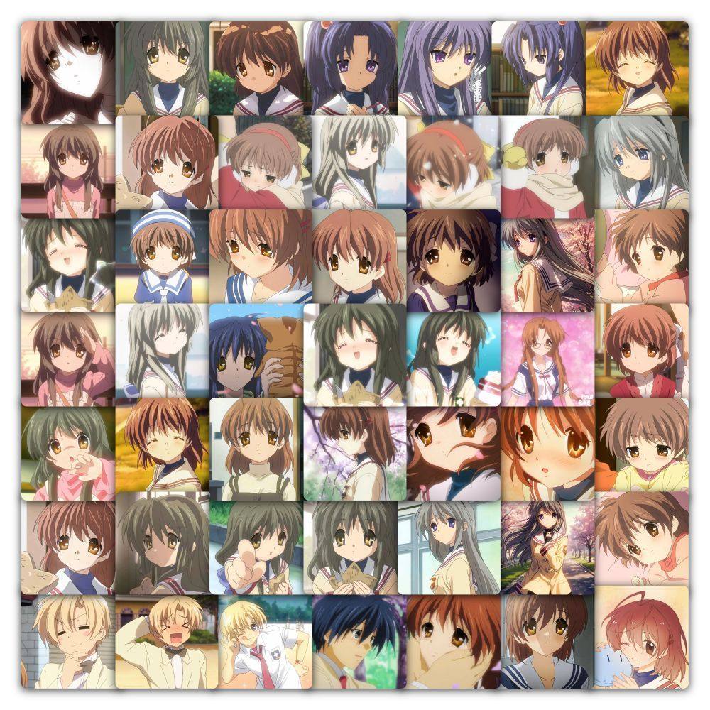 CLANNAD 藤林椋 缶バッジ CLANNAD 藤林椋 缶バッジ 藤林杏＆藤林椋